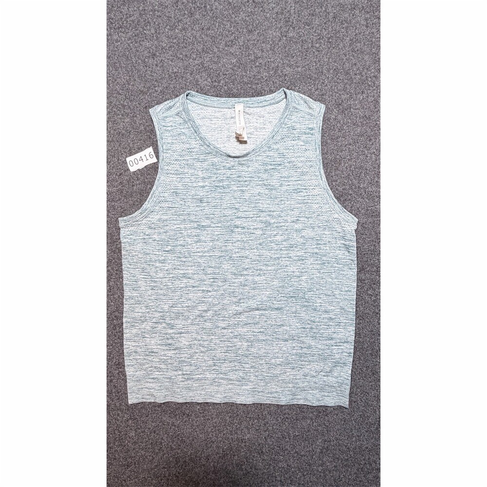 Athleta In Motion Tank Womens S Heathered Blue Sleeveless Athletic Top